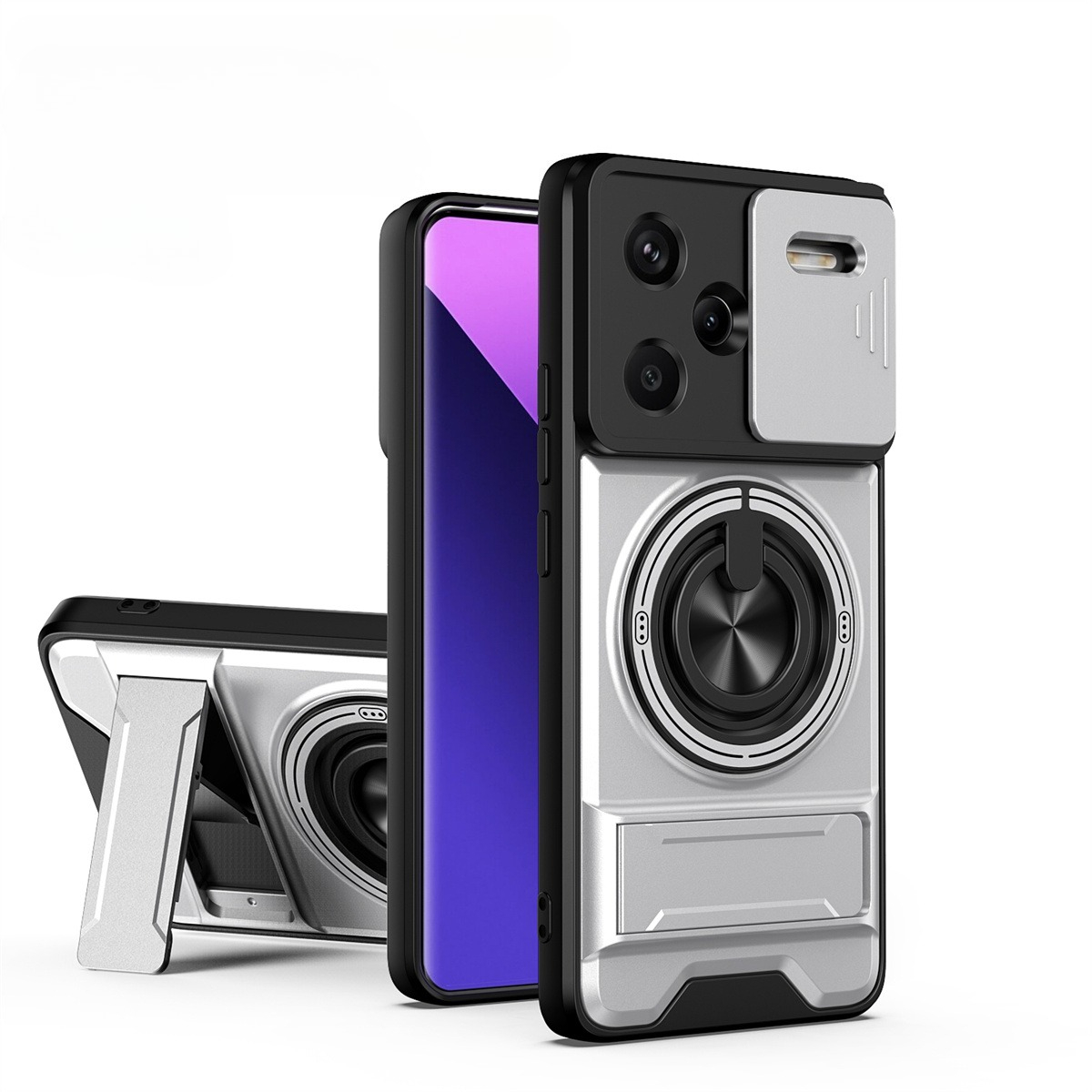 Magazine File Holder - Lens Slide Camera Phone Case for