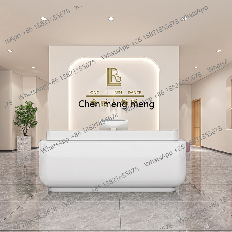 Painted Bar Counter Reception  - Reception Desk Counter ulasan dan harga