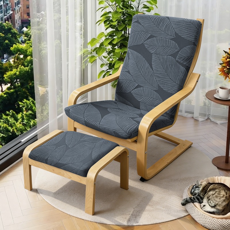 Leaves Jacquard Poang Chair Pa - Visitor Chair Padded ulasan dan harga
