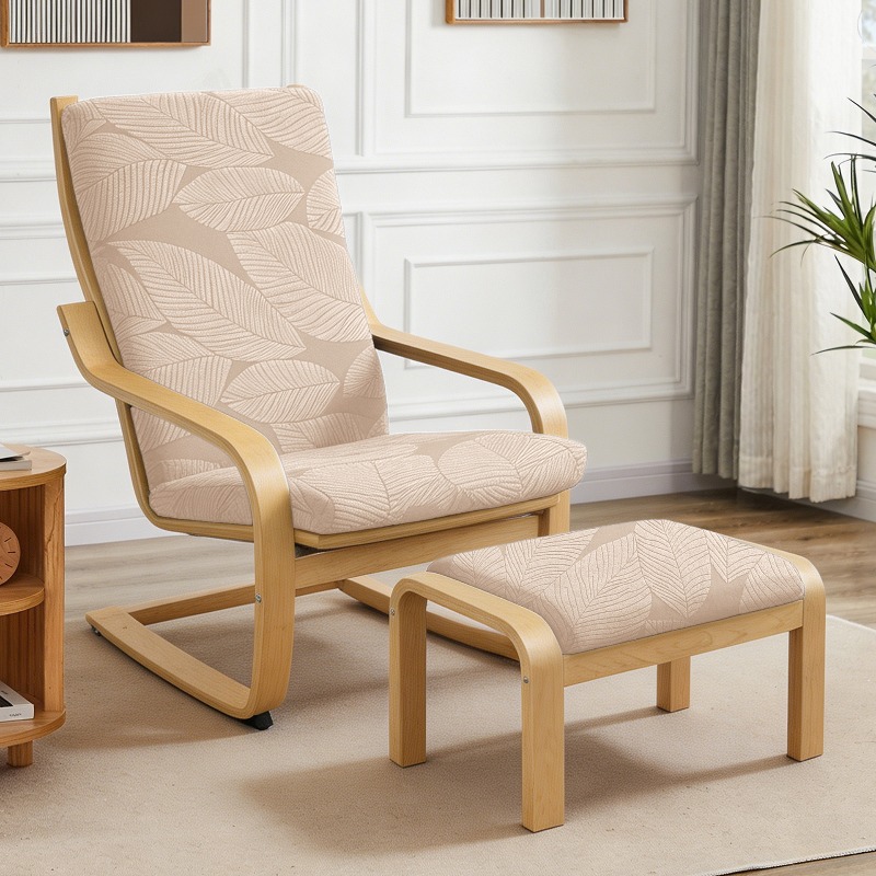 Leaves Jacquard Poang Chair Pa - Visitor Chair Padded ulasan dan harga