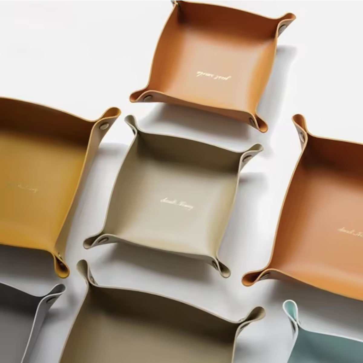 Nordic Style Leather Storage T - Drawer Organizer Tray ulasan dan harga