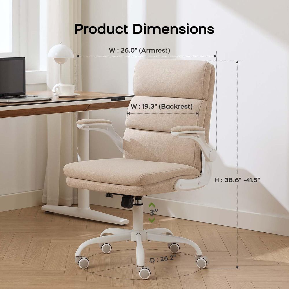 Small Desk Chair, Comy Oice Ch - Office Furniture Zone ulasan dan harga