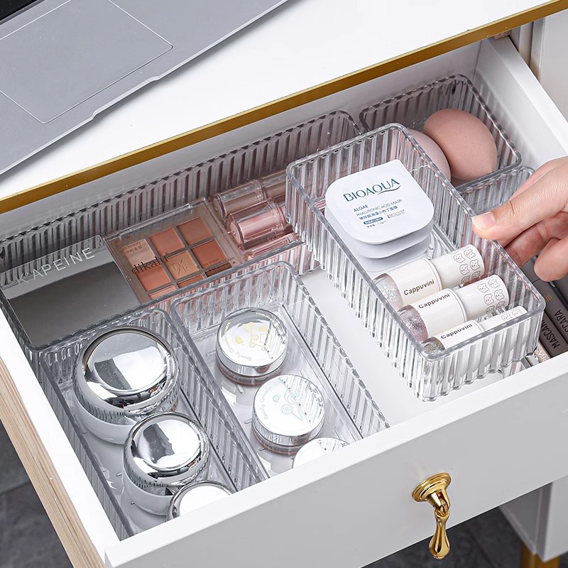 Clear Drawer Organizer Stackab - Drawer Organizer Tray ulasan dan harga