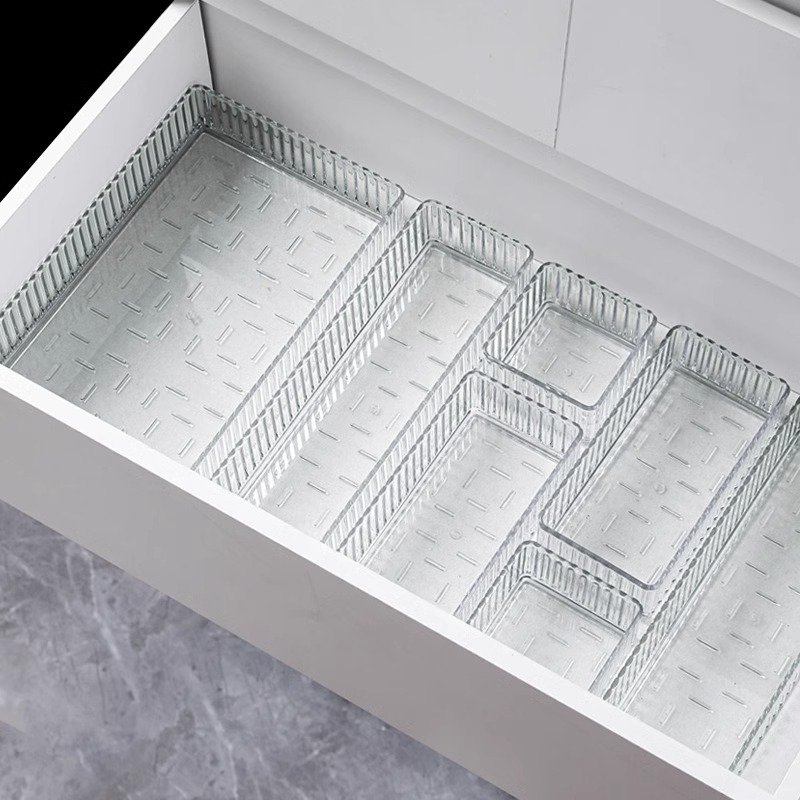 Clear Drawer Organizer Stackab - Drawer Organizer Tray ulasan dan harga