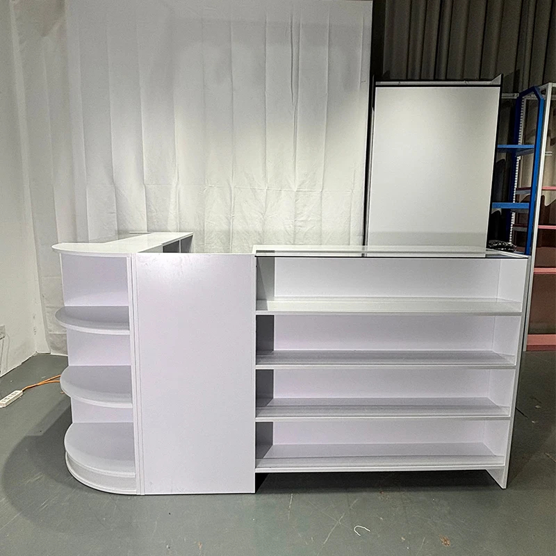 custom.HIKUYA Hot Sale MDF Boa - Reception Desk Counter ulasan dan harga