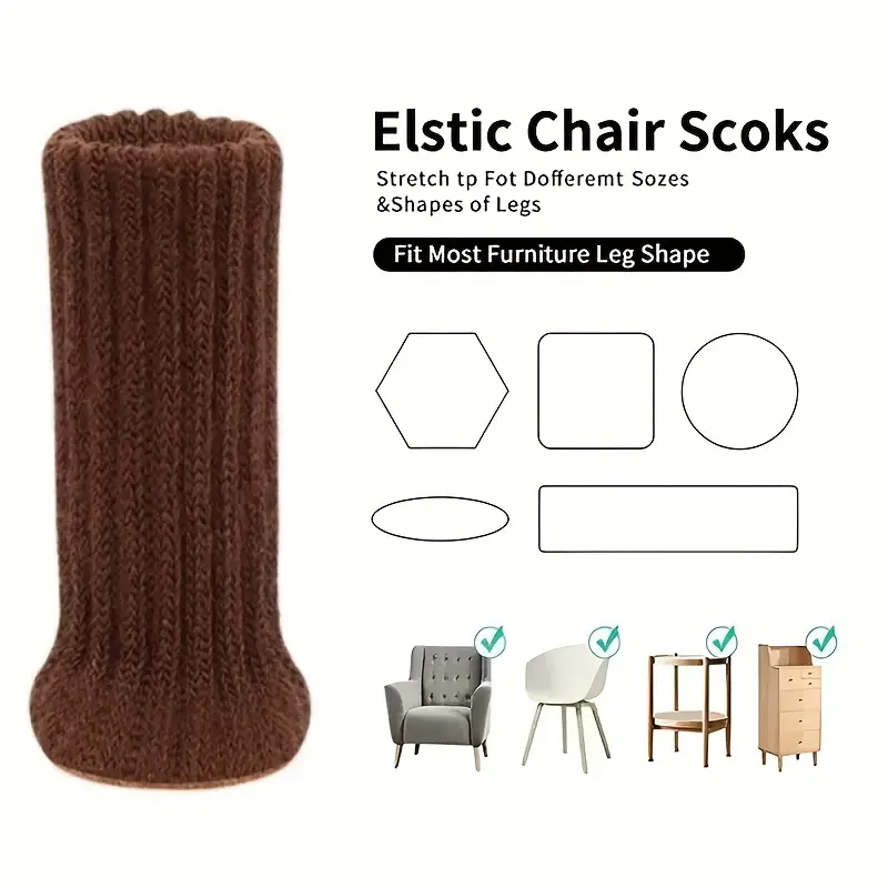 4/8/16PCS Chair Leg Socks High - Visitor Chair Padded ulasan dan harga