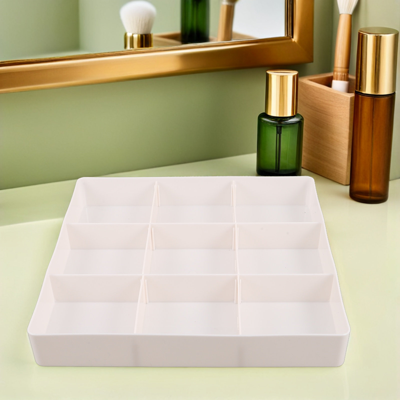 Adjustable Makeup Drawer Organ - Drawer Organizer Tray ulasan dan harga