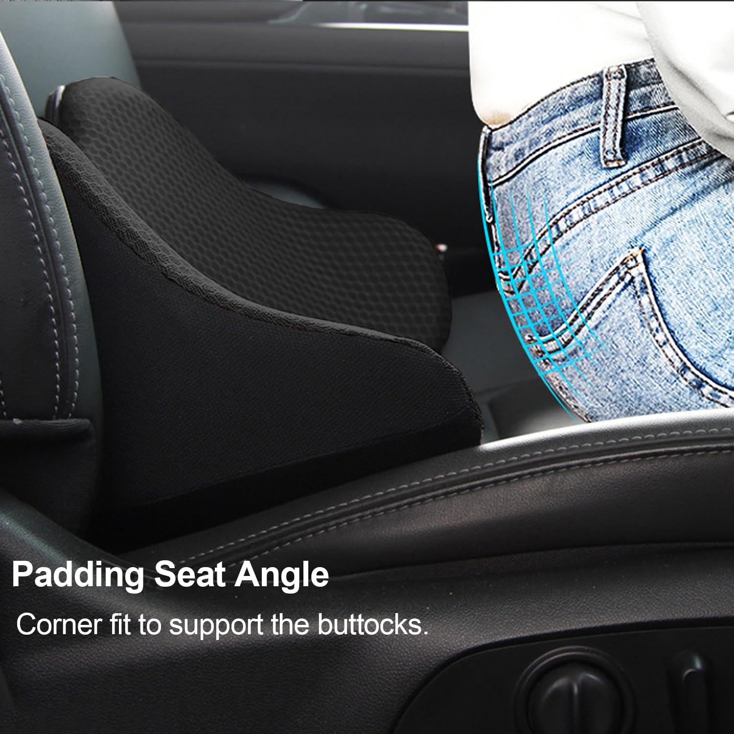 1pcs Memory Foam Travel Car Ba - Visitor Chair Padded ulasan dan harga