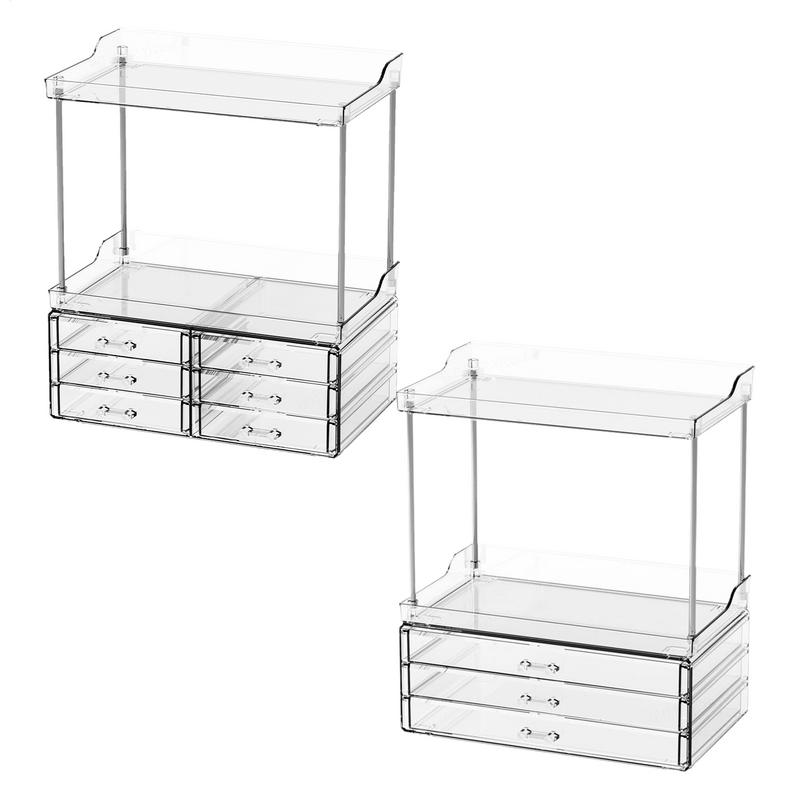 Makeup Organizer Countertop 2- - Drawer Organizer Tray ulasan dan harga