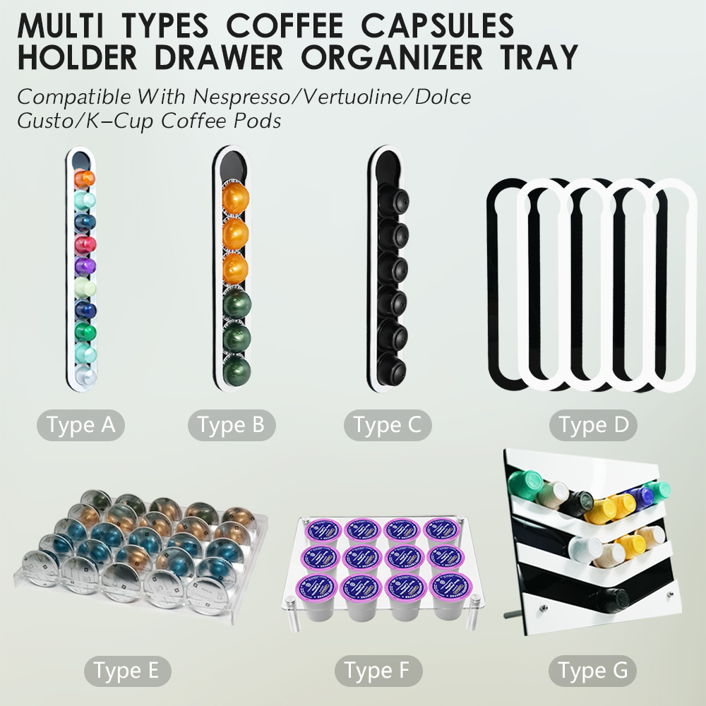 Multi Types Coffee Capsules Ho - Drawer Organizer Tray ulasan dan harga