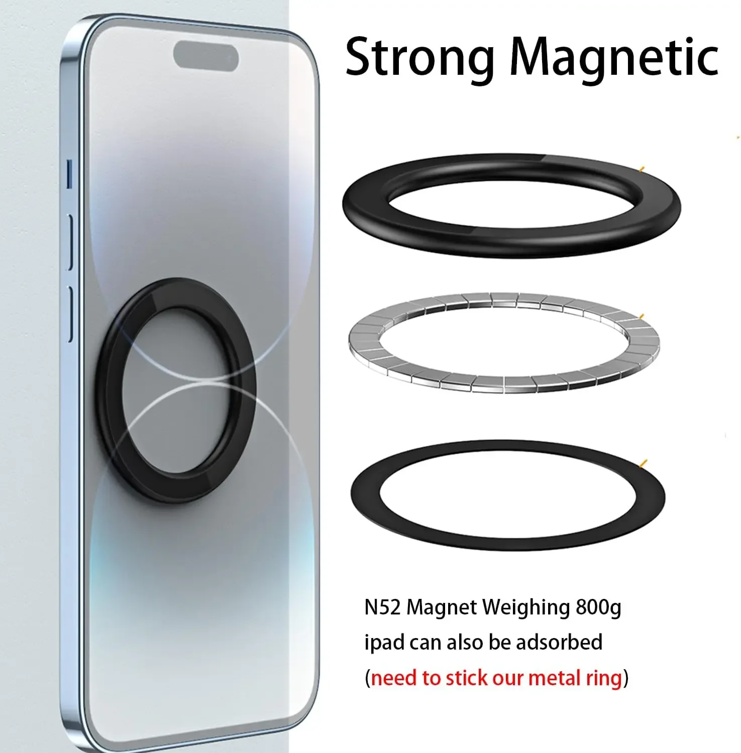 For MagSafe Magnetic Ring Hold - Magazine File Holder ulasan dan harga