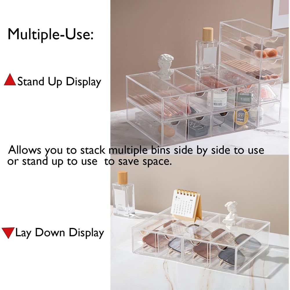 Sunglass Storage Box, Acrylic  - Drawer Organizer Tray ulasan dan harga