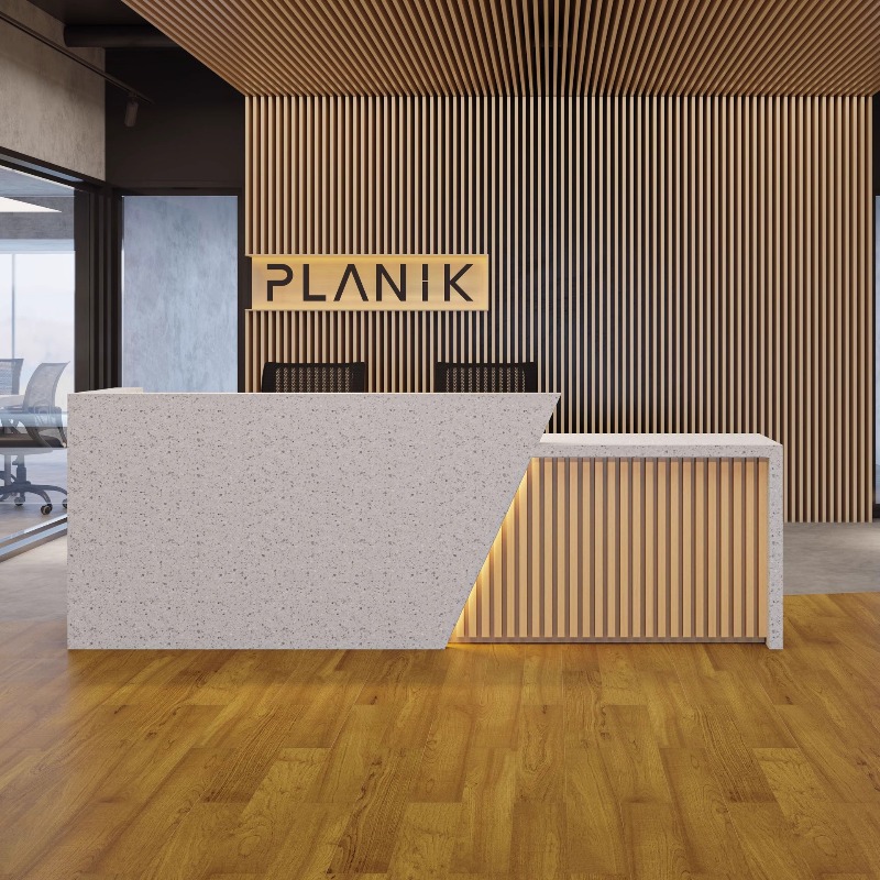 Company front desk, reception  - Reception Desk Counter ulasan dan harga