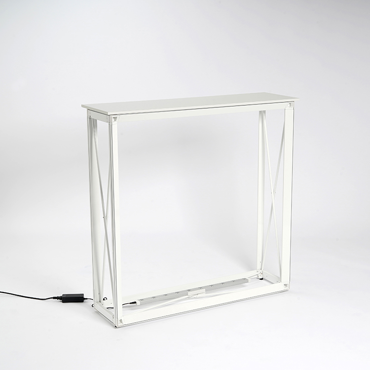 Aluminum Backlit Pop up Trade  - Reception Desk Counter ulasan dan harga