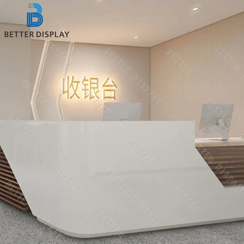 custom.Reception Custom Luxury - Reception Desk Counter ulasan dan harga