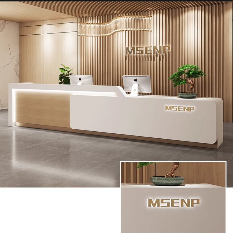 High-end Modern Checkout Count - Reception Desk Counter ulasan dan harga