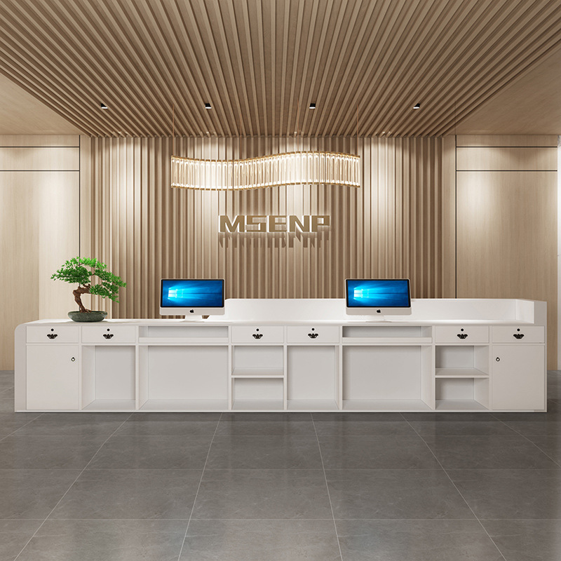 High-end Modern Checkout Count - Reception Desk Counter ulasan dan harga