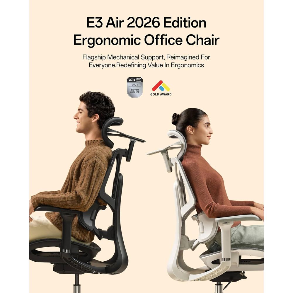 E3 Air 2026 Ergonomic Oice Cha - Office Furniture Zone ulasan dan harga