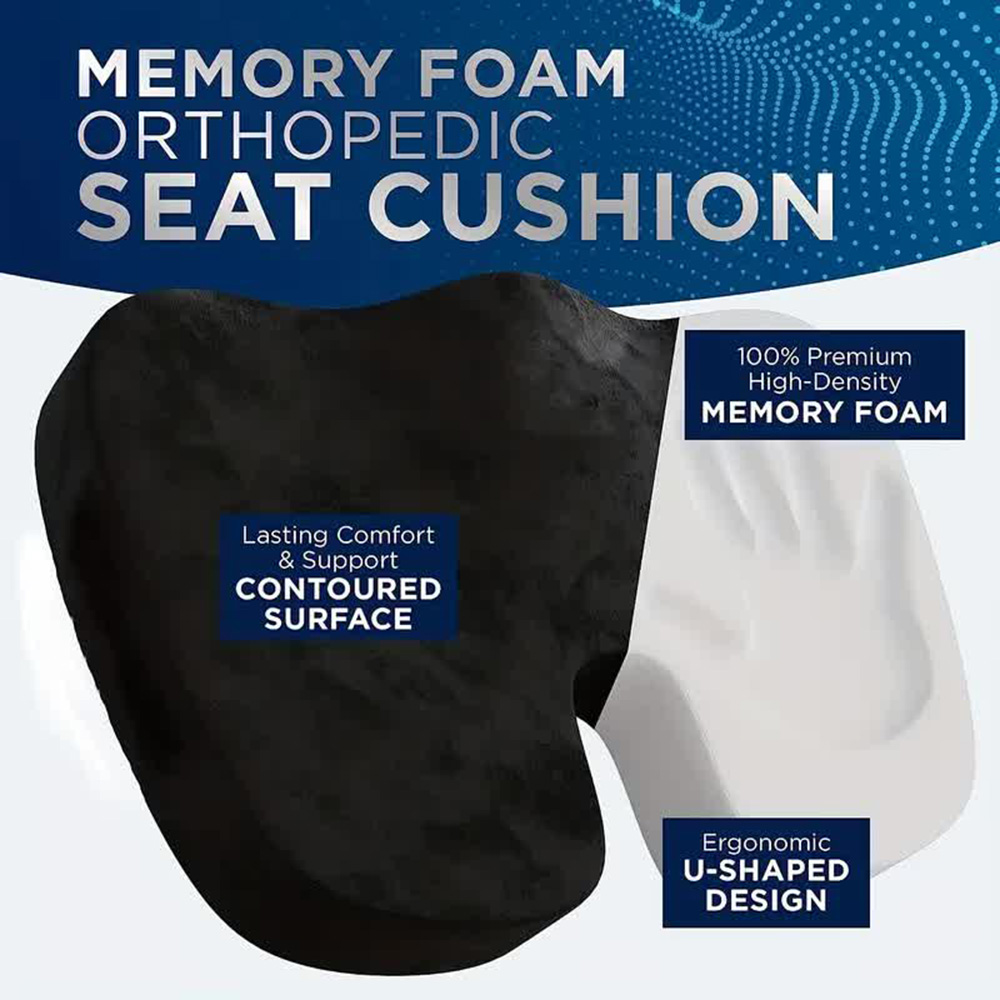 Travel Seat Cushion Memory Foa - Visitor Chair Padded ulasan dan harga