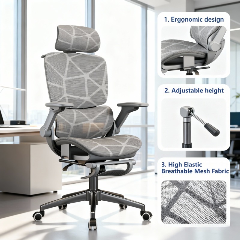 Air Titan Full Mesh Office Com - Office Furniture Zone ulasan dan harga
