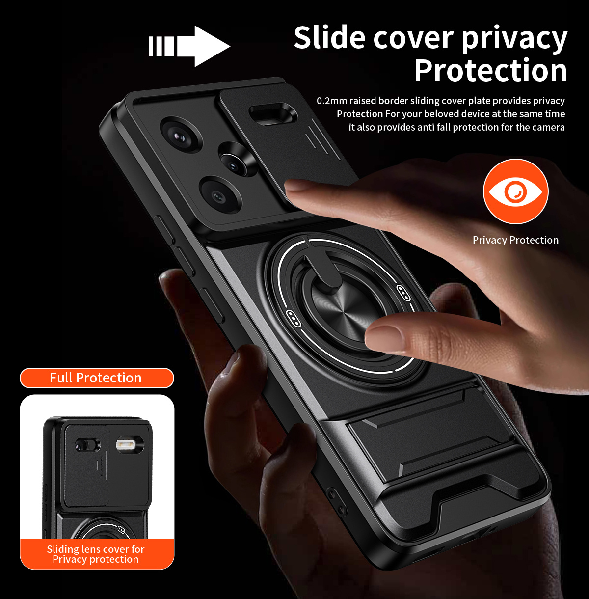 Lens Slide Camera Phone Case f - Magazine File Holder ulasan dan harga