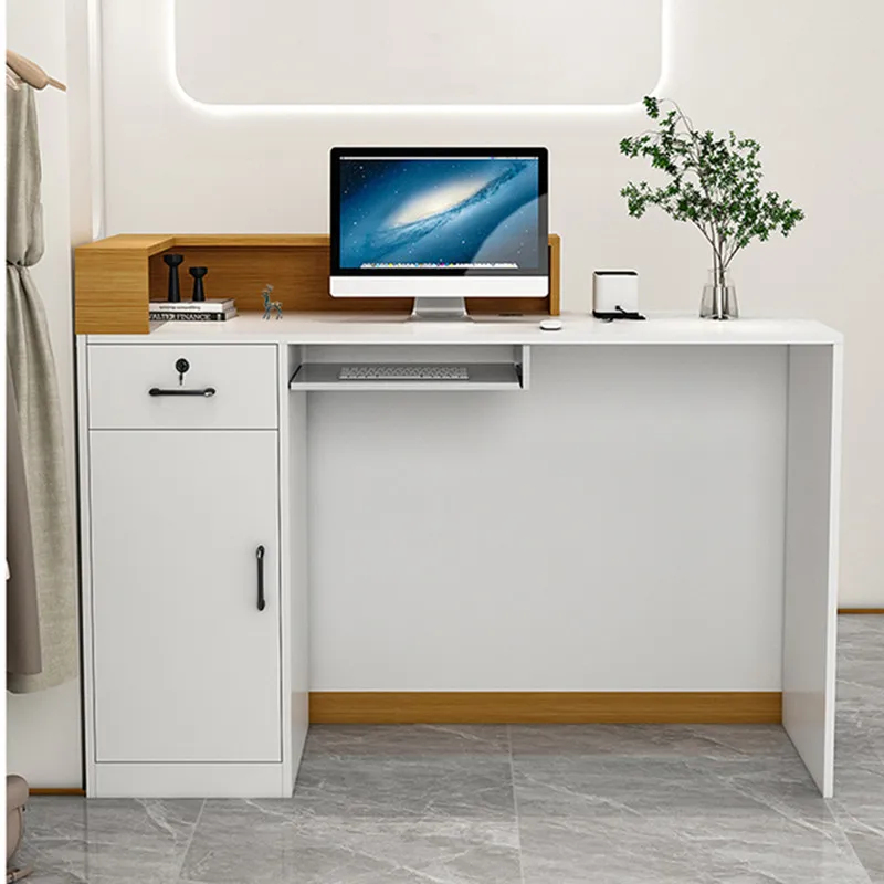 custom.Wooden Hotel Reception  - Reception Desk Counter ulasan dan harga