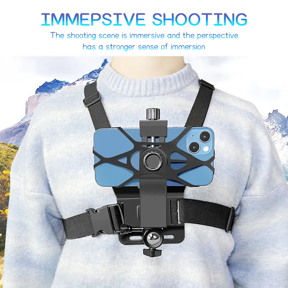 Chest Mount Phone Strap Holder - Magazine File Holder ulasan dan harga