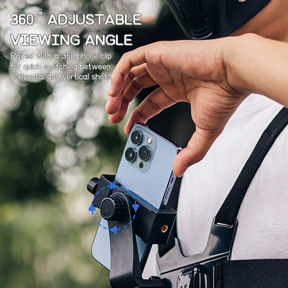 Chest Mount Phone Strap Holder - Magazine File Holder ulasan dan harga