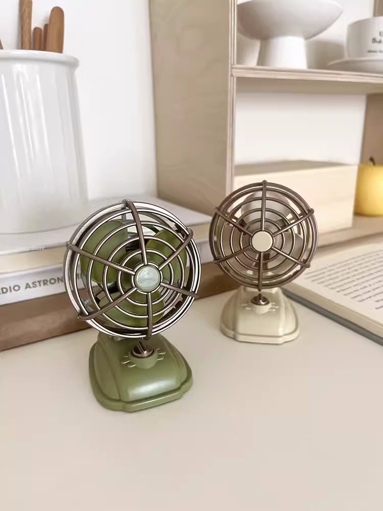 Retro Desktop Small Fan USB Ch - Office Furniture Suppliers ulasan dan harga