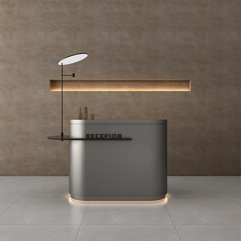 custom.Nordic Minimalist Recep - Reception Desk Counter ulasan dan harga